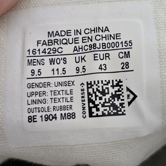 NWOB CONVERSE CHUCK TAYLOR ALL STAR CORDURA HIGH TOP CAMO UNISEX - Picture 3 of 14